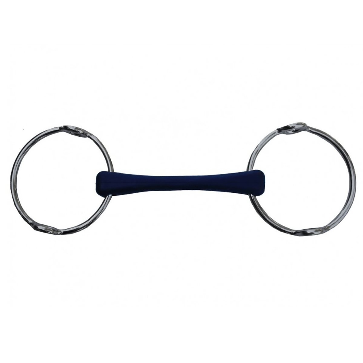 Flexible Rubber Gag Bit - Large Ring for Horse Training & Riding - Durable, Comfortable Mouthpiece for Dressage, Jumping & Trail Riding