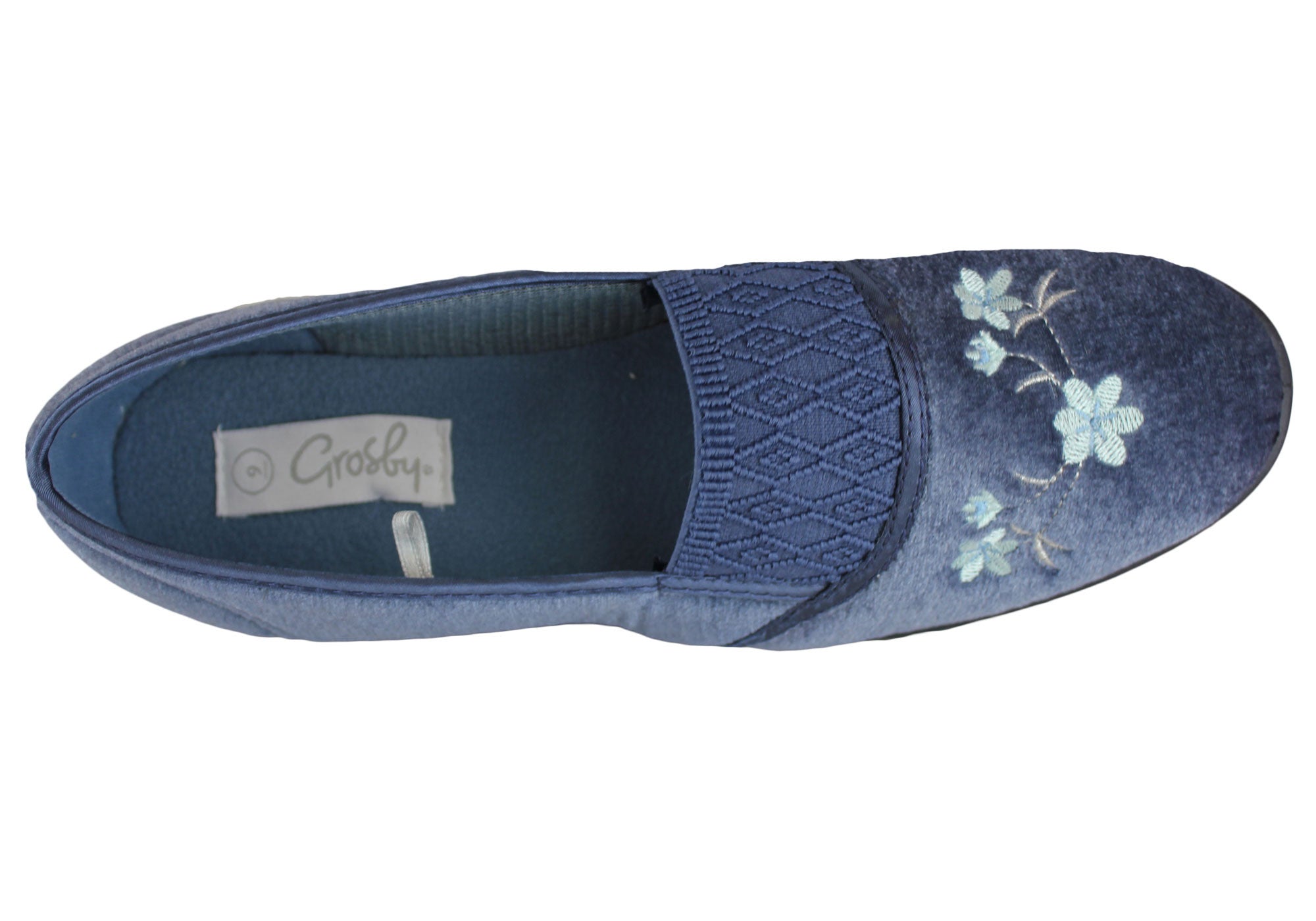 Grosby Sasha Women's Comfortable Indoor Slippers - Soft Plush House Shoes for Relaxing at Home, Lounging & Cozy Winter Wear