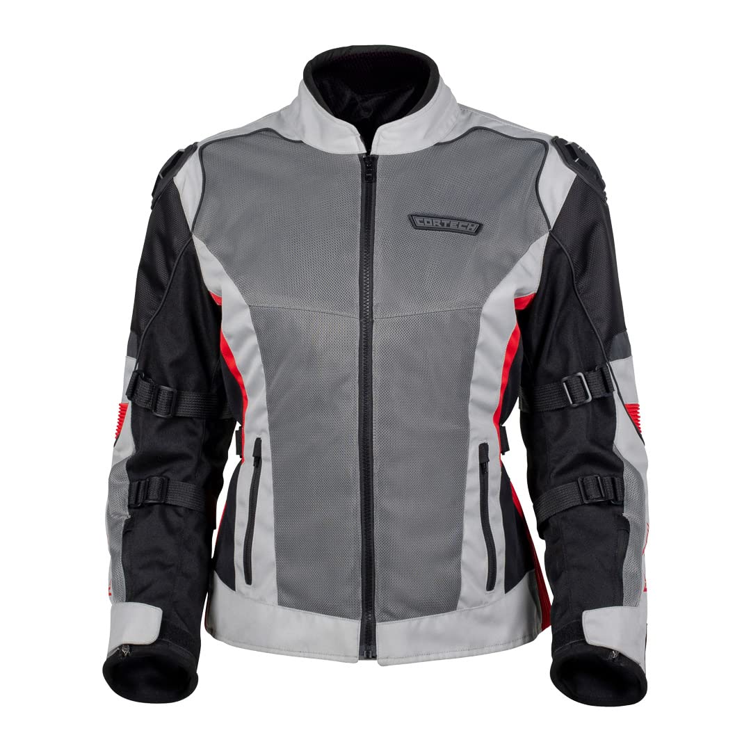 Cortech Women's Armored Hyper-Flo Air Motorcycle Jacket - Breathable Protective Riding Gear for Summer & Commuting | Street Bike & Cruiser Safety Apparel