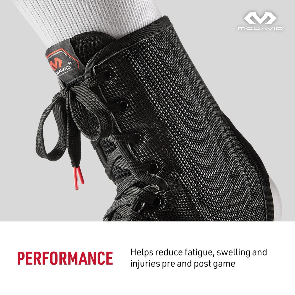 Best Ankle Brace with Lace-Up Support & Stays for Sprains, Injuries & Recovery - Ideal for Running, Sports & Daily Wear