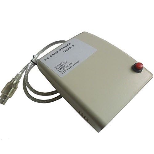 ATA PCMCIA Memory Card Reader 68-Pin CardBus to USB 2.0 Adapter Converter - Compatible with Laptops, Cameras & Legacy Devices for Data Transfer & Storage