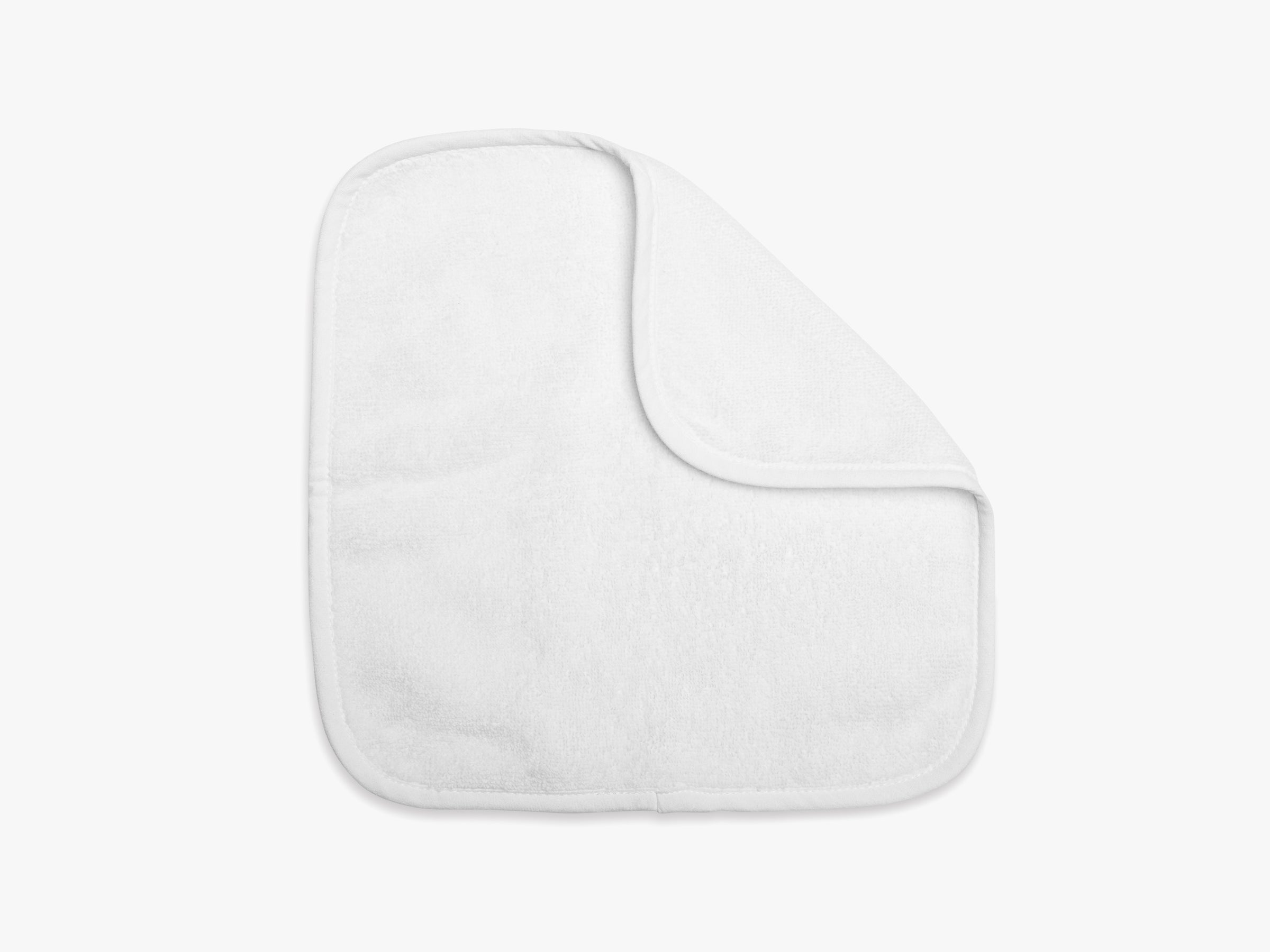 Organic Baby Washcloth - Soft & Hypoallergenic for Newborns & Sensitive Skin - Perfect for Bath Time, Diaper Changes & Gentle Cleaning (White)