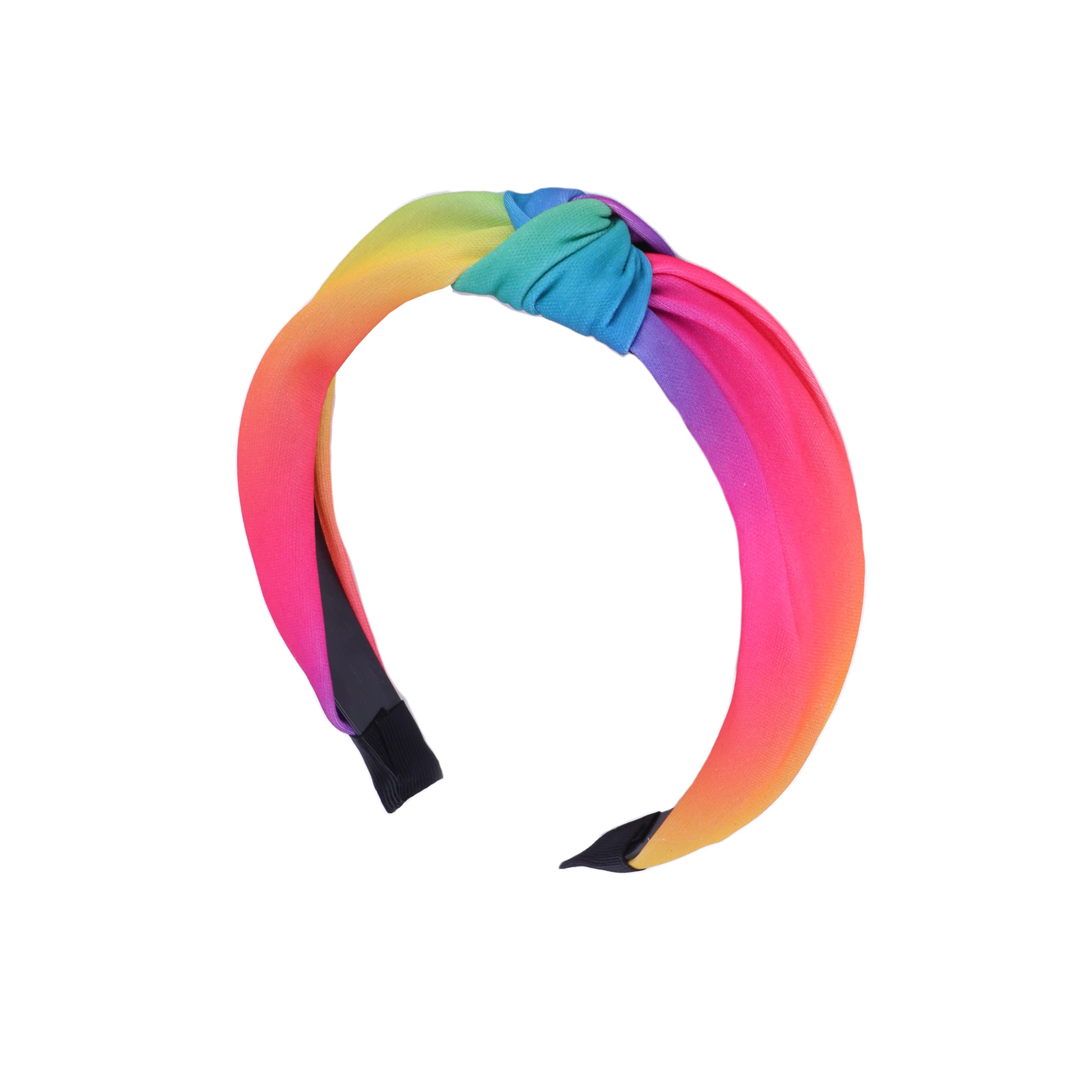 Motique Accessories Tye Dye Top Knot Headband for Women - Bright Colorful Yoga Headwrap for Workouts, Running & Fashion Accessories