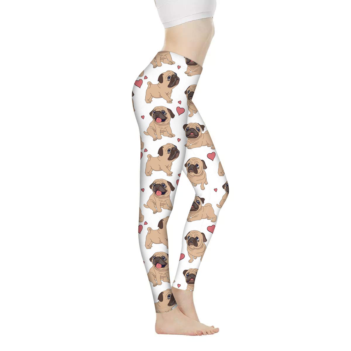 WELLFLYHOM Women's High Waist Yoga Pants - Tummy Control Workout Leggings, Stretchy & Breathable for Running, Gym & Lounge Wear