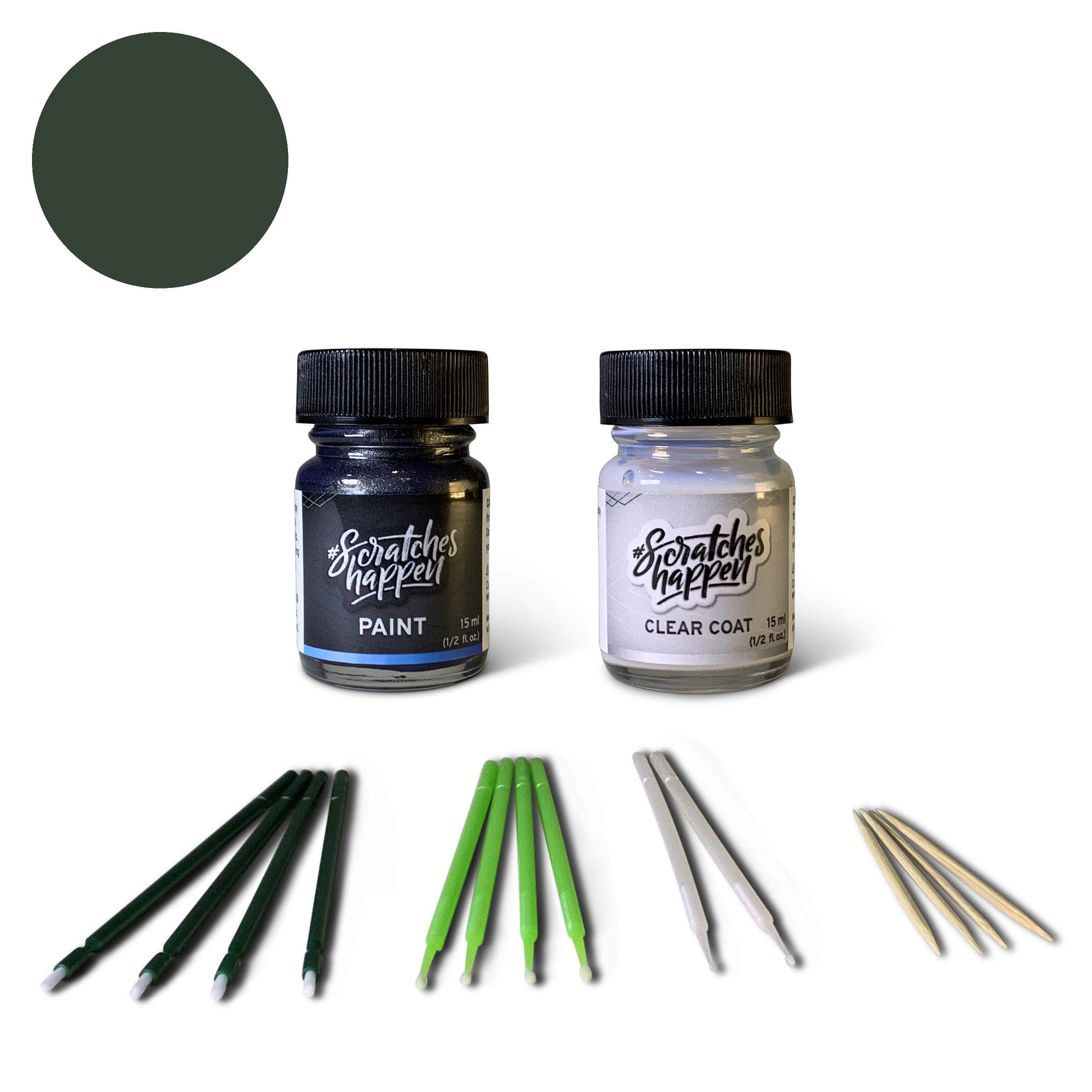ScratchesHappen Exact-Match Touch Up Paint Kit for Toyota - Timberland Mica (6T8) Color - Includes Paint & Clear Coat | Perfect for Car Scratch Repair & Minor Damage Restoration