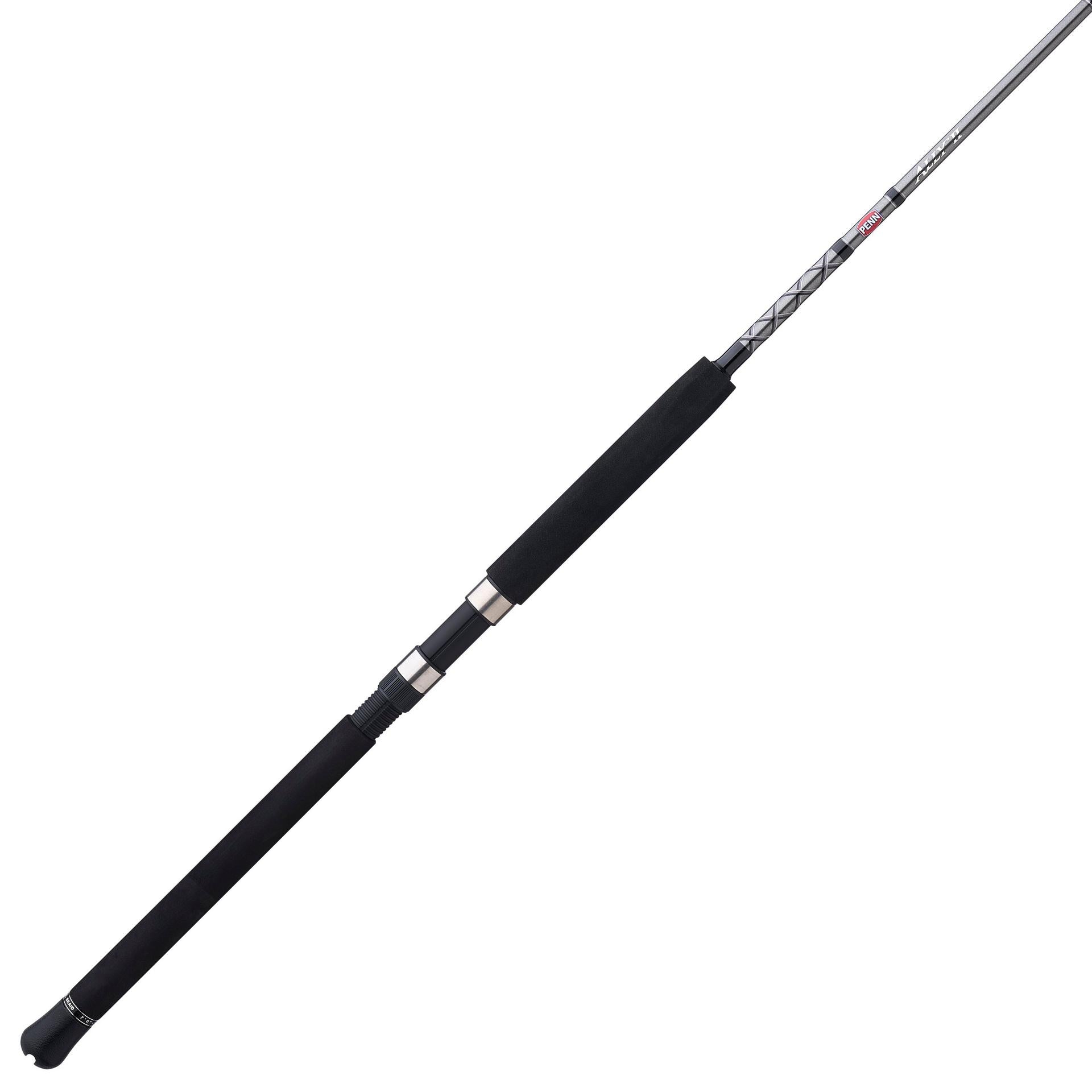 Ally™ II Spinning Boat Fishing Rod - Saltwater & Freshwater Fishing Pole for Offshore & Inshore Angling - Perfect for Trolling, Casting & Bottom Fishing from Boats, Docks & Shorelines