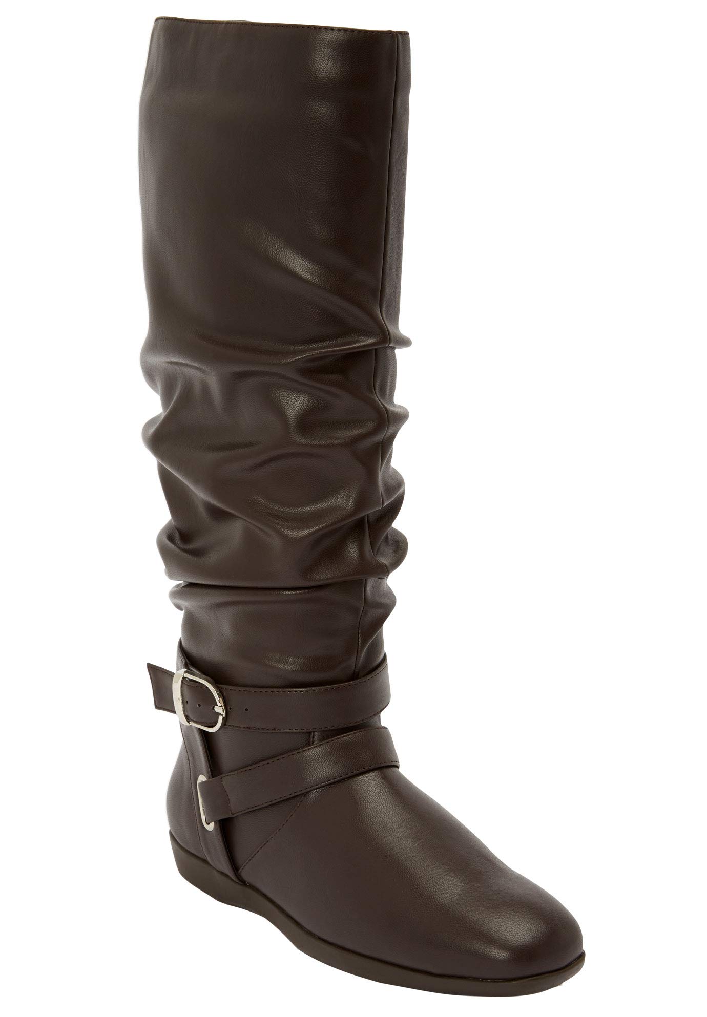 Comfortview Women's Wide Width The Arya Wide Calf Boot - Stylish & Comfortable Winter Boots for Wide Feet - Perfect for Cold Weather, Snow, and Outdoor Activities