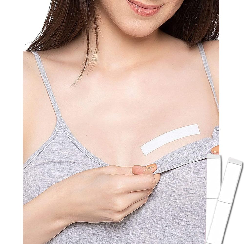 Fashion Secrets Women's Double Sided Tape - 36 Strips Per Pack, Professional Grade Dress Fitting Tape for Clothes, Strapless Dresses & Swimwear | Secure Wardrobe Essentials for Formal Events & Everyday Wear
