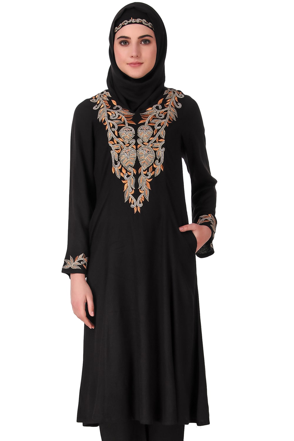 Hifza Women's Rayon Tunic Top - Soft Flowy Casual Blouse for Everyday Wear - Perfect for Office, Outings & Summer Outfits