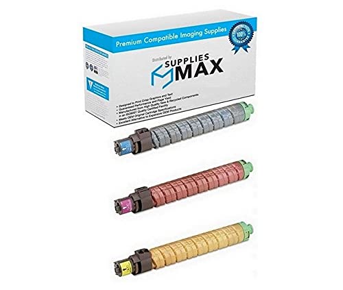 Compatible Replacement Toner Cartridge Combo Pack (C/M/Y) for Lanier MP-C2003/C2004/C2011/C2503/C2504 - Type MP-C2503H (484-192CMY) | Office & Home Printing Supplies