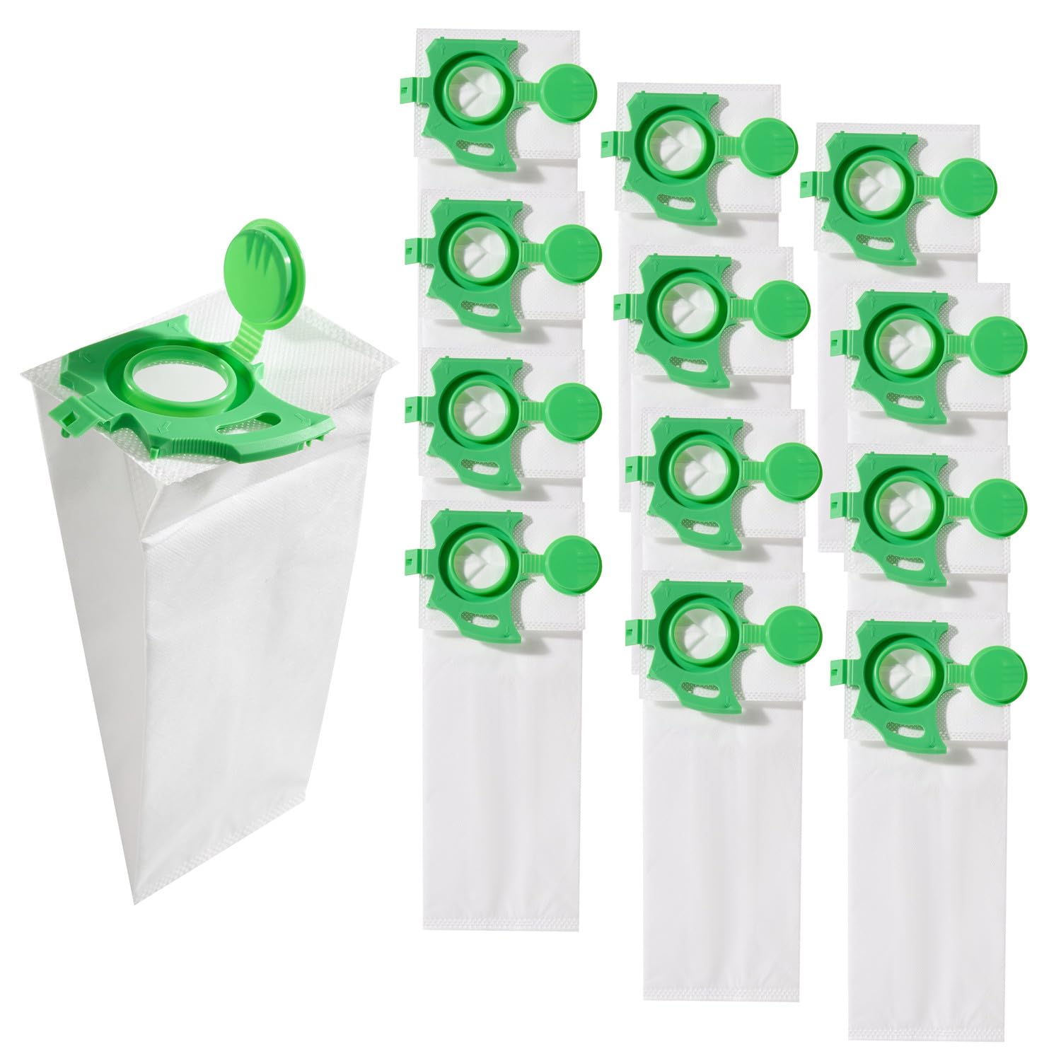 CF Clean Fairy Replacement Vacuum Bags - Compatible with Windsor Axcess, Windsor Flexomatic & Karcher CV300 (12 Pack) - Perfect for Home Cleaning, Office Maintenance & Commercial Use