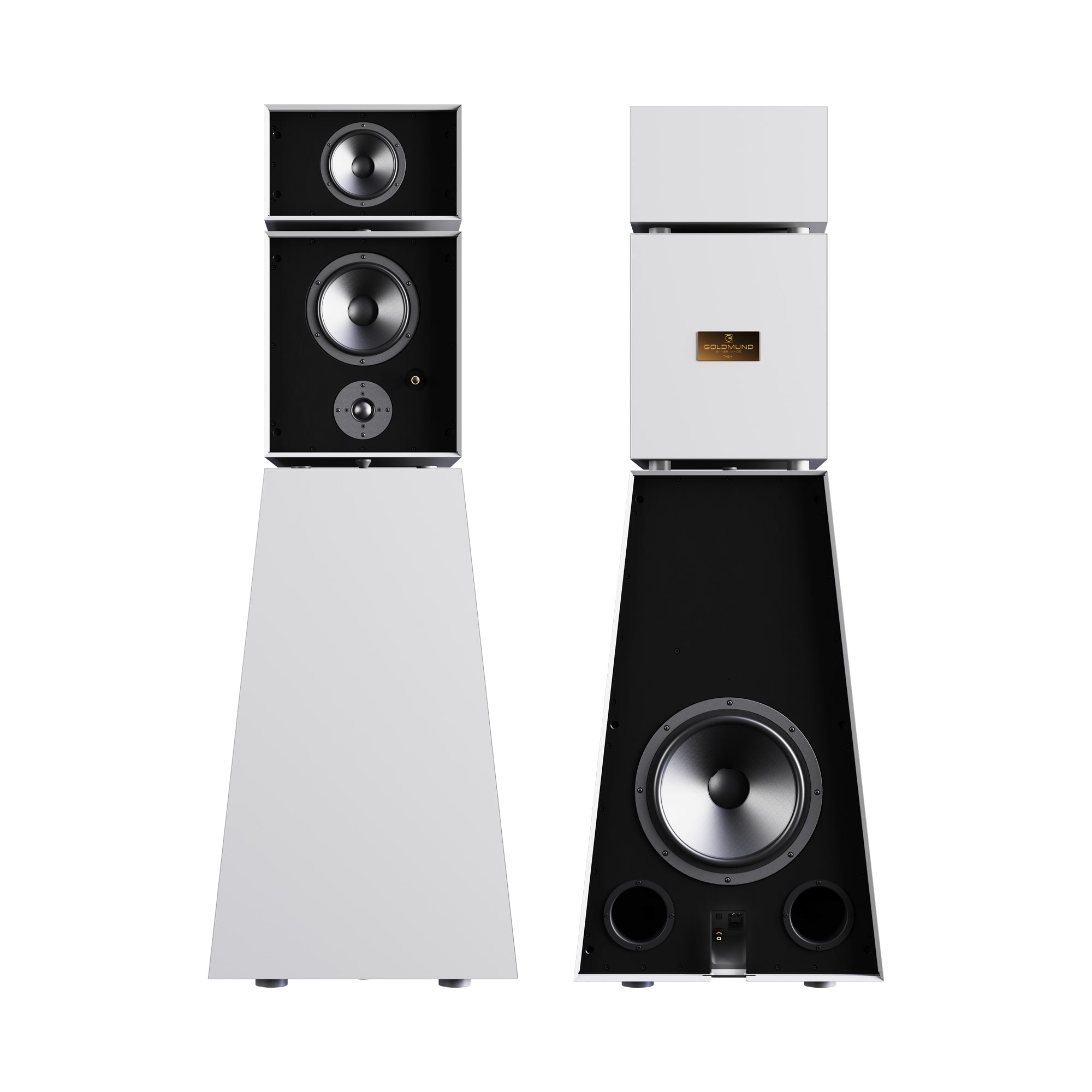 Goldmund THEIA Premium Active Wireless Bluetooth Speakers - High-Fidelity Sound for Home Theater, Music Studio & Audiophile Listening