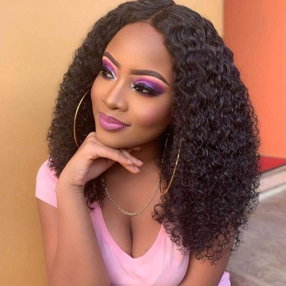 360 Lace Frontal Wig with Baby Hair & Bleached Knots – Pre Plucked Kinky Curly Human Hair Wig, 12