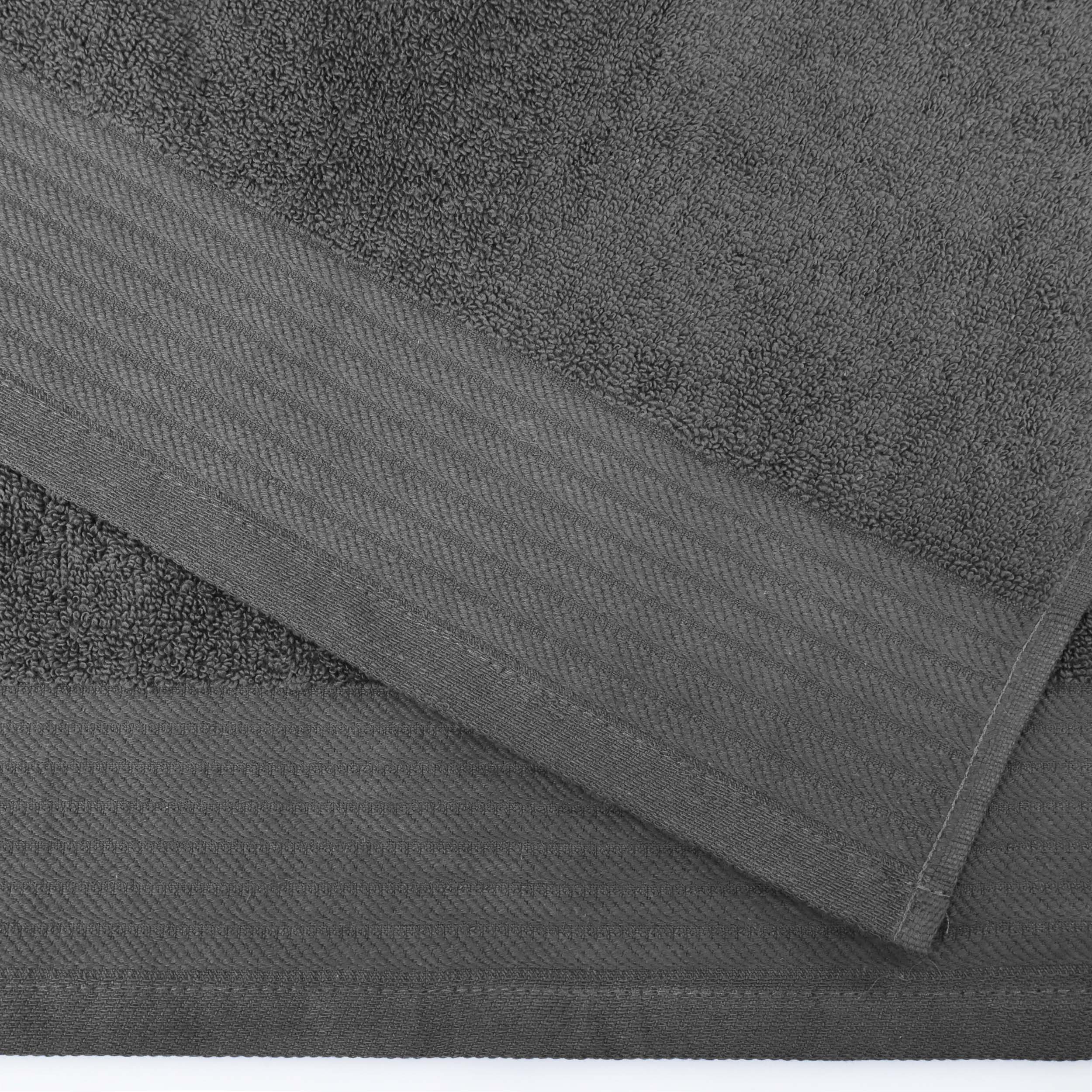 Premium 12-Piece Turkish Cotton Face Towel Set - Jacquard Herringbone & Solid Design | Soft & Absorbent for Bathroom, Spa, Gym & Travel