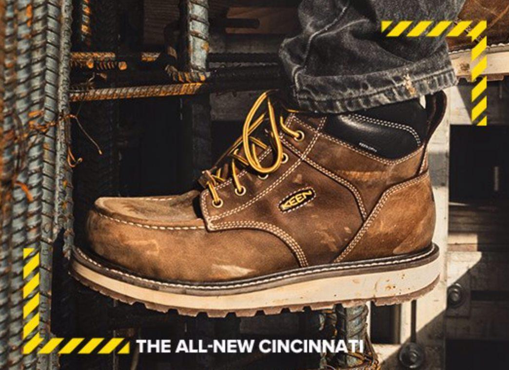 Men's Cincinnati 6 Waterproof Work Boots - Soft Toe Safety Shoes for Construction, Hiking & Outdoor Activities