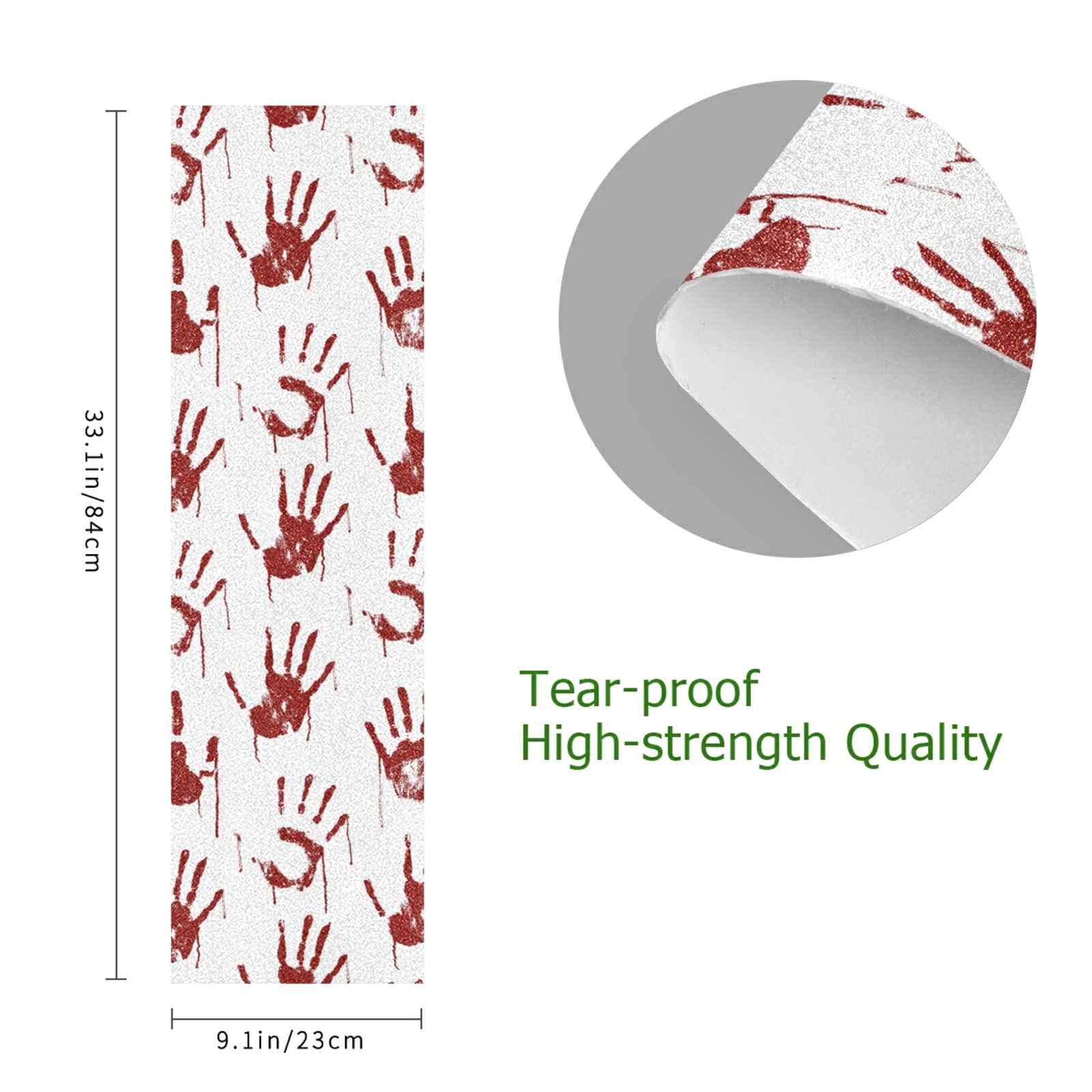 Poeticcity Waterproof Skateboard Grip Tape - Anti-Slip Longboard & Scooter Griptape Sheets - Tear-Resistant Sandpaper Sticker Roll for Easy Bubble-Free Application - Perfect for Skateboarding, Longboarding & Scooter Riding