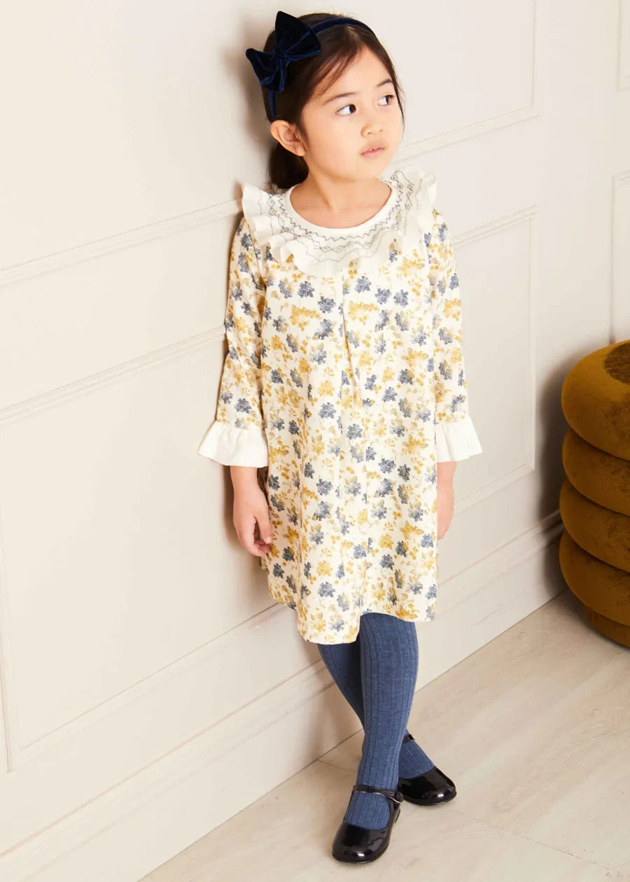 Floral Baby Girl Dress - The Eliza - Cute & Elegant Outfit for Special Occasions, Parties & Photoshoots