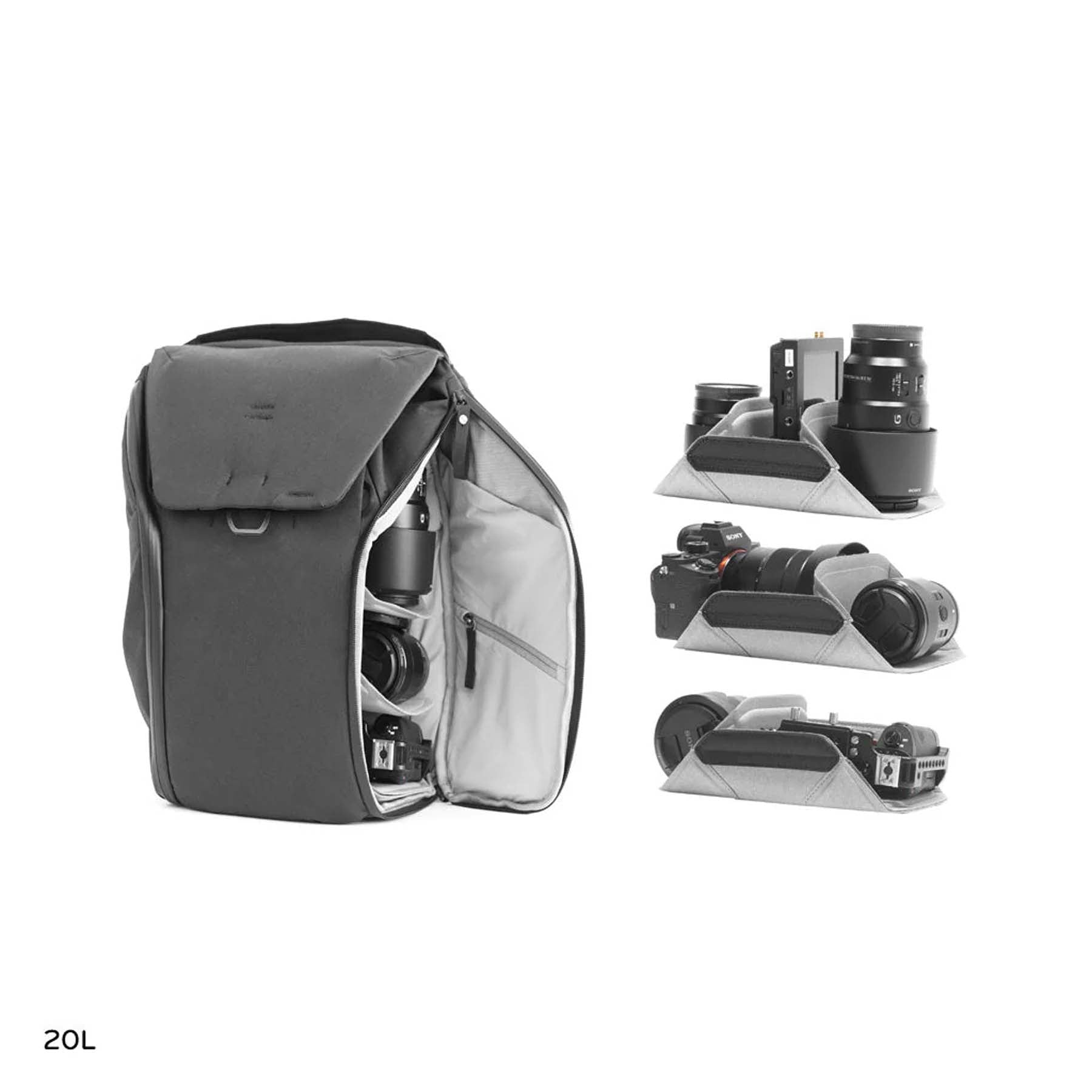 Peak Design Everyday Backpack 20L - Durable Camera & Travel Backpack for Photographers - Waterproof Laptop Bag with Customizable Storage - Perfect for Commuting, Hiking & Urban Adventures