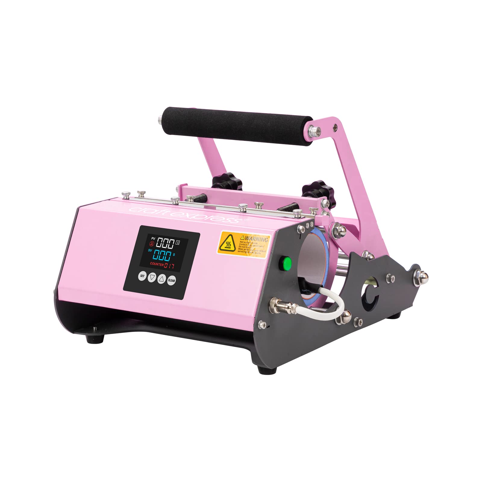 Craft Express Sublimation Tumbler Press Machine for Stainless Steel Tumblers & Skinny Bottles – DIY Heat Transfer Tool for Custom Gifts, Personalized Drinkware & Retail Products – Perfect for Home Crafting, Small Business & Etsy Sellers