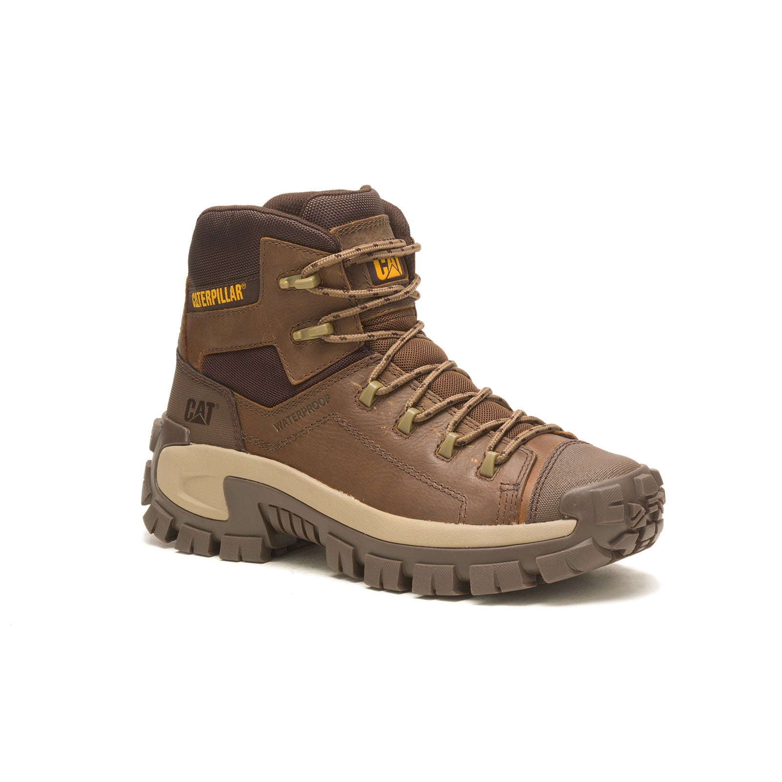 Invader Soft Toe Waterproof Hiking Boots for Men & Women - Light Brown Outdoor Trekking Shoes for Camping, Hiking & Trail Walking