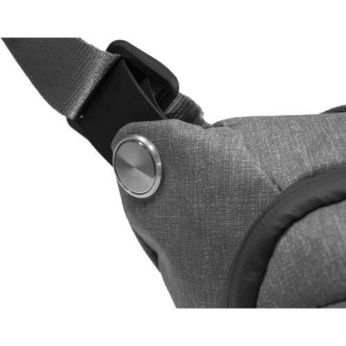 Peak Design Everyday Sling 10L V2 Camera Bag - Waterproof Ash Gray for Photographers & Travel | Compact Crossbody Backpack for DSLR, Mirrorless & Accessories | Perfect for Hiking, Commuting & Urban Exploration