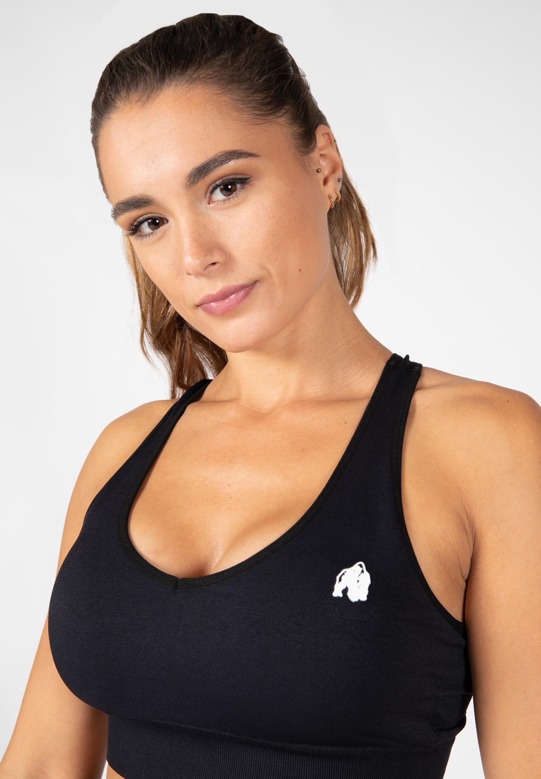 Hilton Seamless Bra for Women - Wireless Comfort Bras, Soft Breathable Fabric, Smooth Under Clothing - Perfect for Yoga, Workout & Everyday Wear (Black)