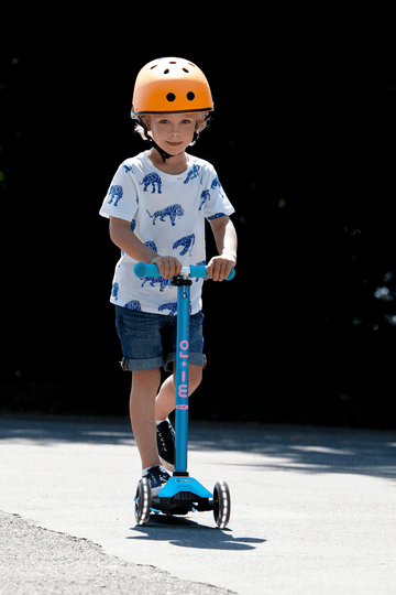 Micro Kickboard Maxi Deluxe LED Scooter for Kids - 3 Wheel Light Up Kick Scooter with Adjustable Handlebar - Perfect for Outdoor Play, Commuting & Neighborhood Rides