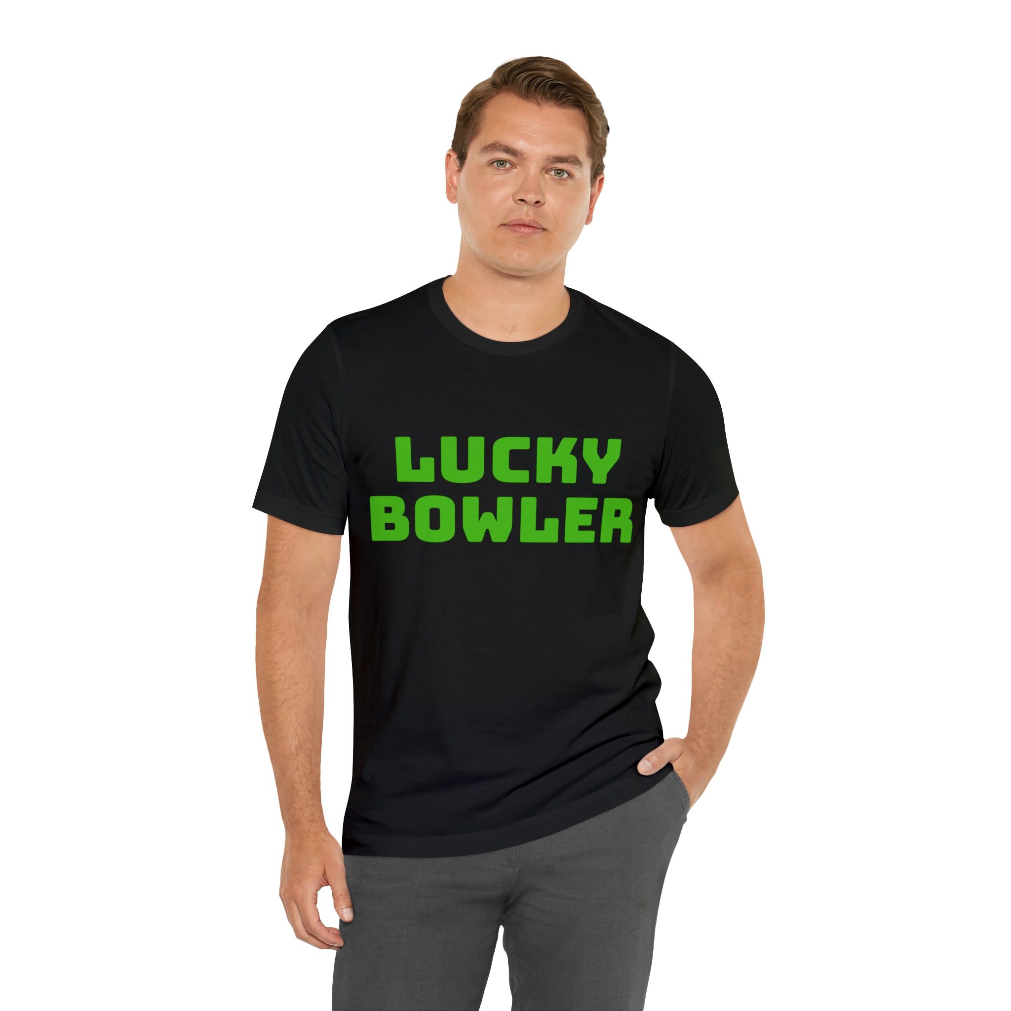 Lucky Bowler Bungee Tee 2023 - Stylish Stretch Golf Polo Shirt for Men - Perfect for Golf, Casual Wear & Outdoor Activities