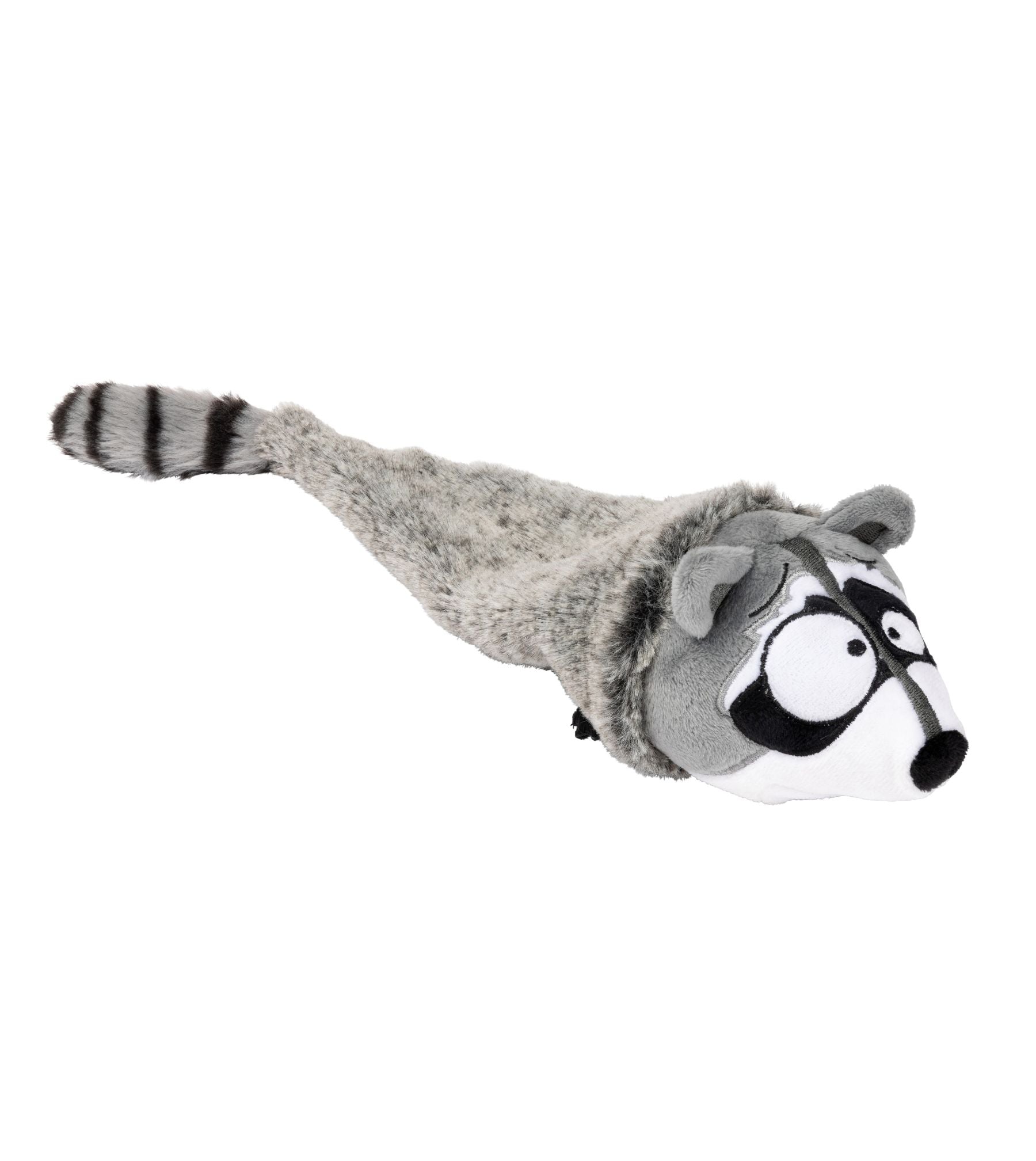 FuzzYard The Yeetz Swing and Throw Plush Dog Toy - Run Along Raccoon - Interactive Fetch Toy for Dogs - Perfect for Outdoor Play, Training, and Bonding with Your Pet