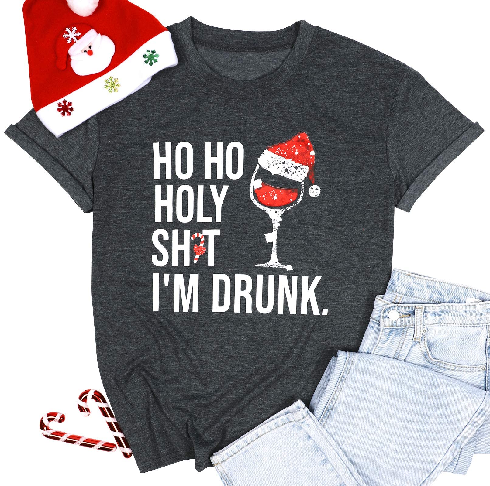 Festive Christmas Shirts for Women - Holiday Teacher Apparel & Xmas Tops - Cozy Christmas Tee for Holiday Parties, School Events & Family Gatherings