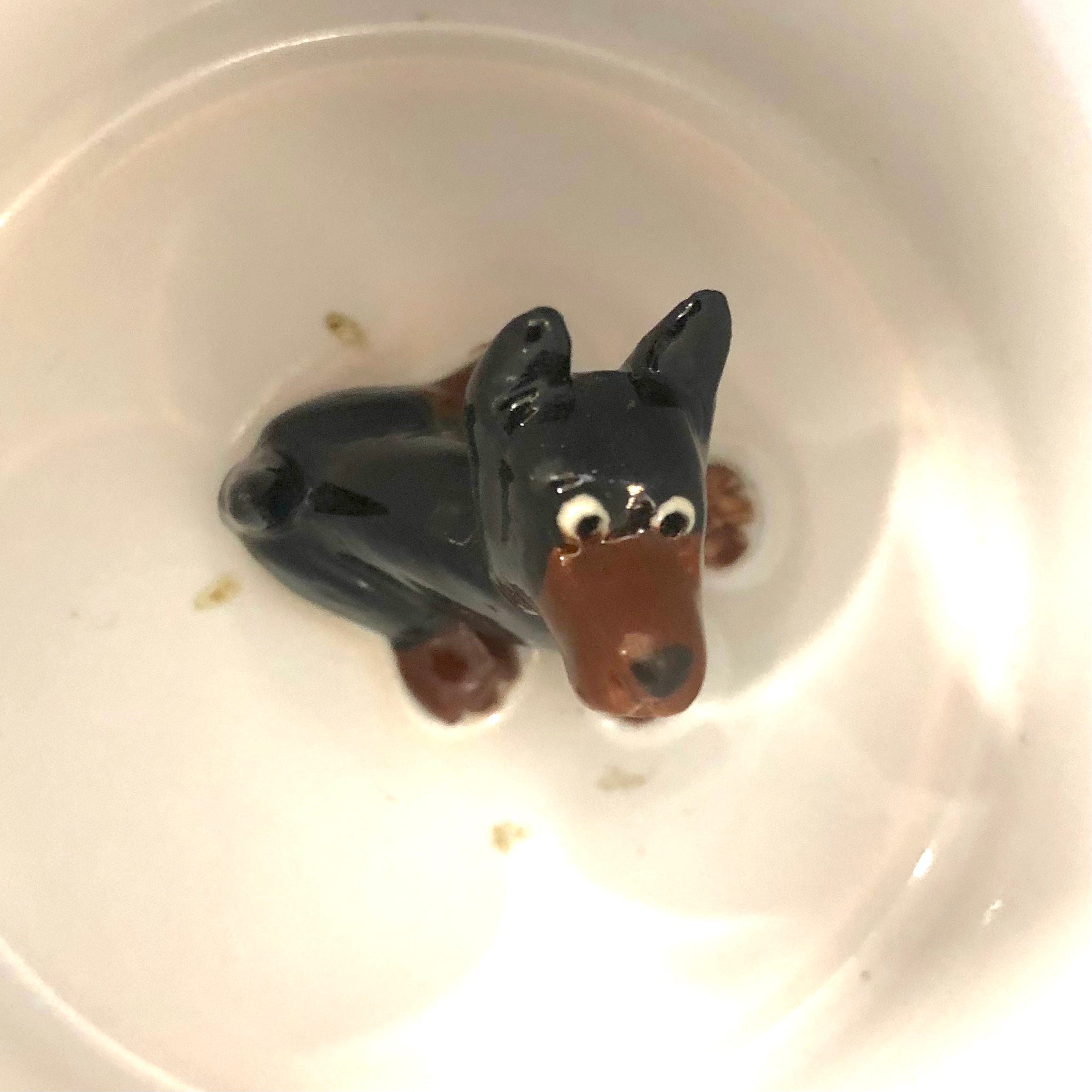 Cheer Up Cup for Doberman Dogs - Funny Pet Drinking Bowl - Perfect for Training, Playtime & Outdoor Adventures