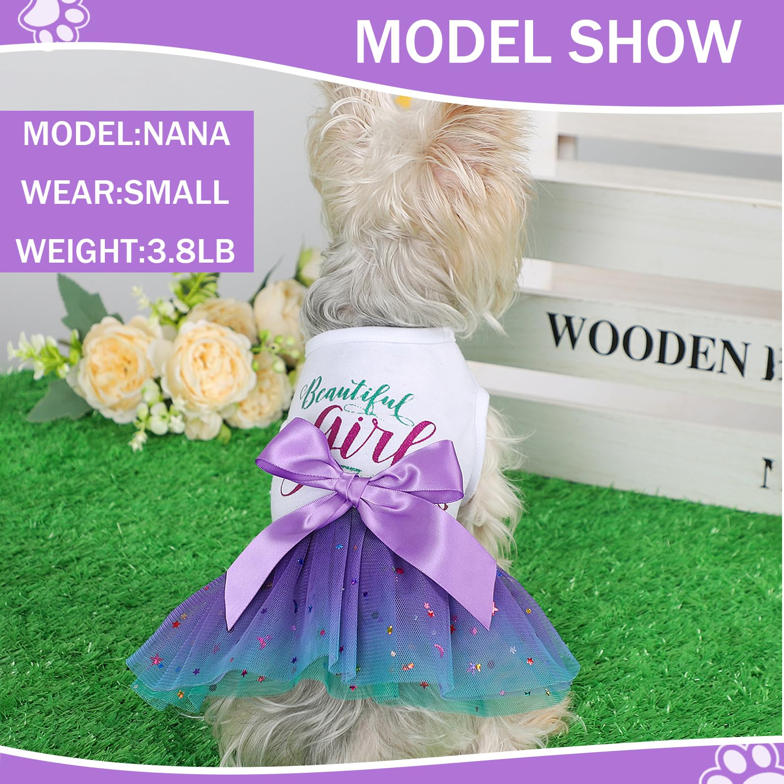 Small Dog Dresses for Puppies & Girls - Cute Pet Clothing Outfits & Costumes for Small Breed Dogs | Perfect for Parties, Holidays & Daily Wear