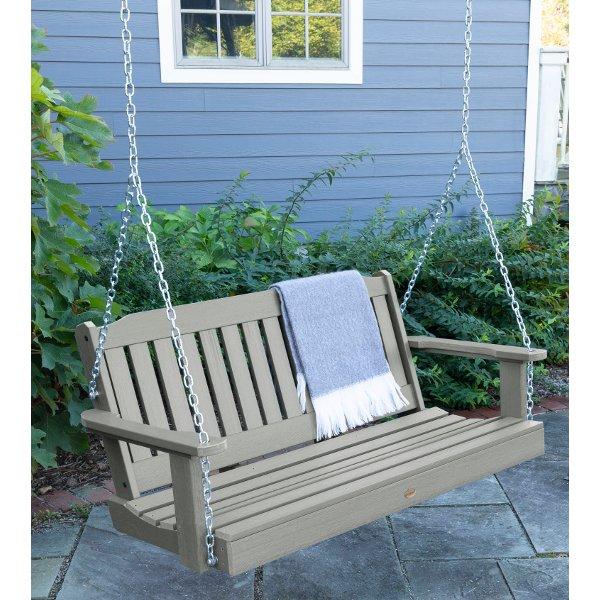 5ft Bodhi Pergola with Lehigh Swing Set - Outdoor Garden Patio Shade & Relaxation for Backyard, Deck, or Poolside