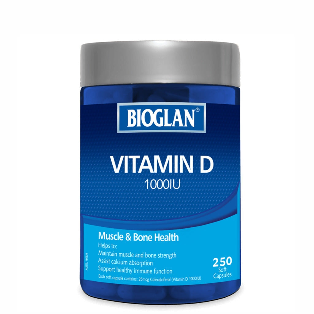 Bioglan Vitamin D3 Supplement - 1000IU High Strength for Immune Support & Bone Health - Vegan & Non-GMO - Supports Energy & Mood - Perfect for Daily Wellness & Immune Boosting
