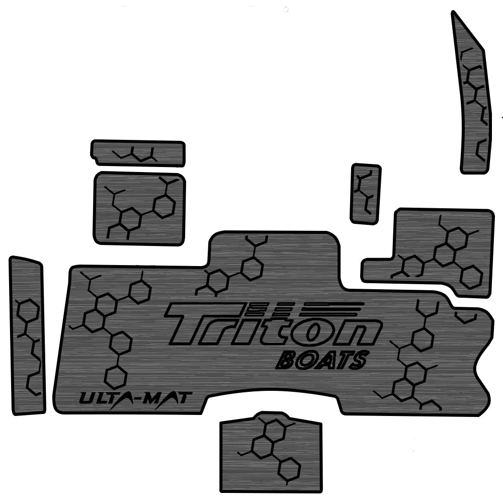 Hennessey Outdoors Ulta Mat - Waterproof Non-Slip Boat Flooring Mat for 2017-2022 Triton TRX20/TRX21 - Perfect for Fishing, Boating & Marine Activities
