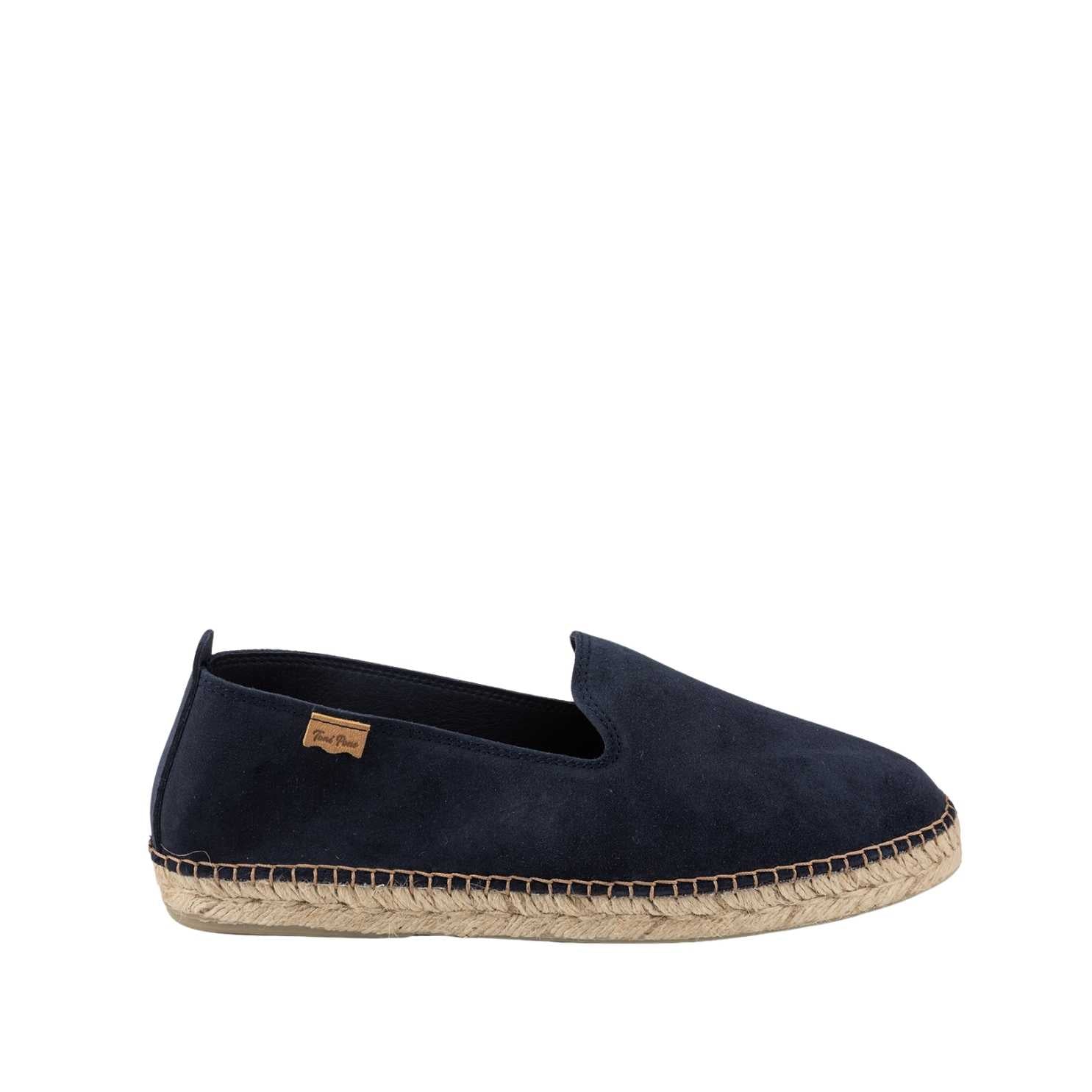 Men's Plain Suede Leather Espadrilles - Comfortable Casual Summer Shoes for Beach, Walking & Outdoor Activities