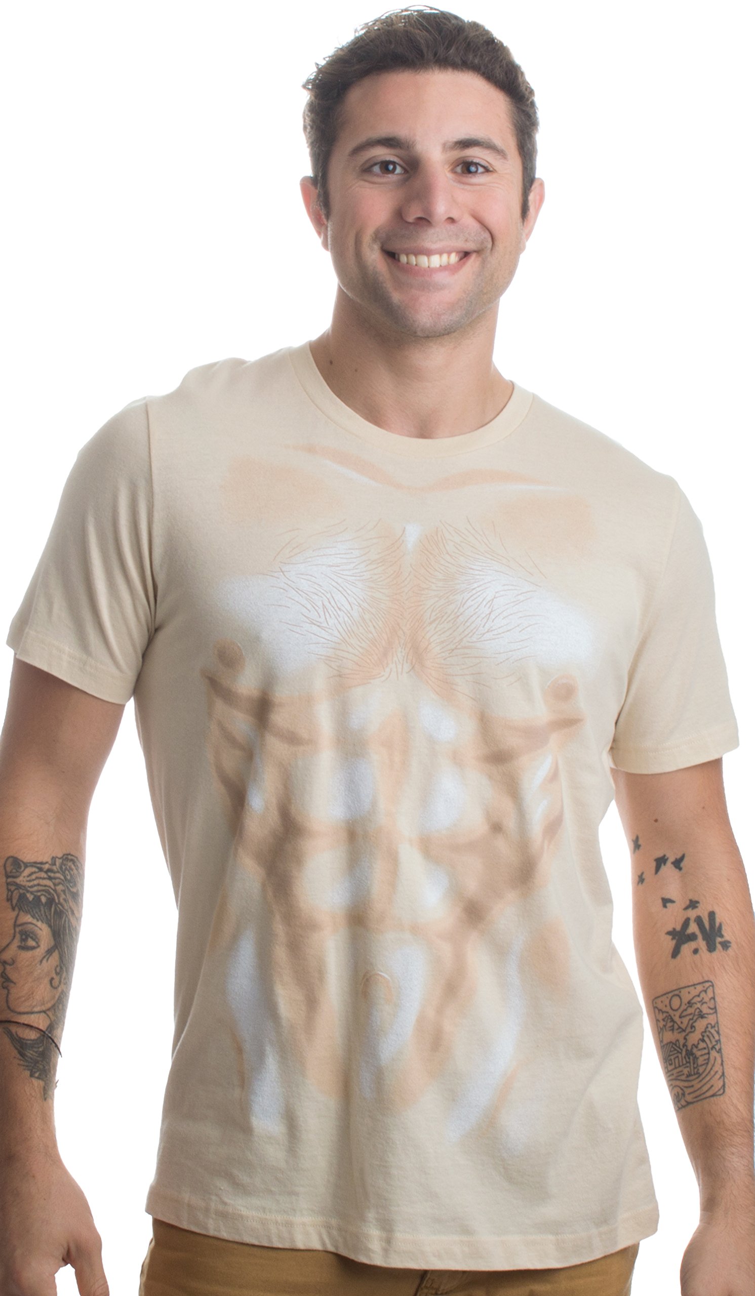 Muscle Man Halloween Costume | Sexy Shirtless Unisex T-Shirt for Adults - Perfect for Halloween Parties, Cosplay & Funny Costume Events