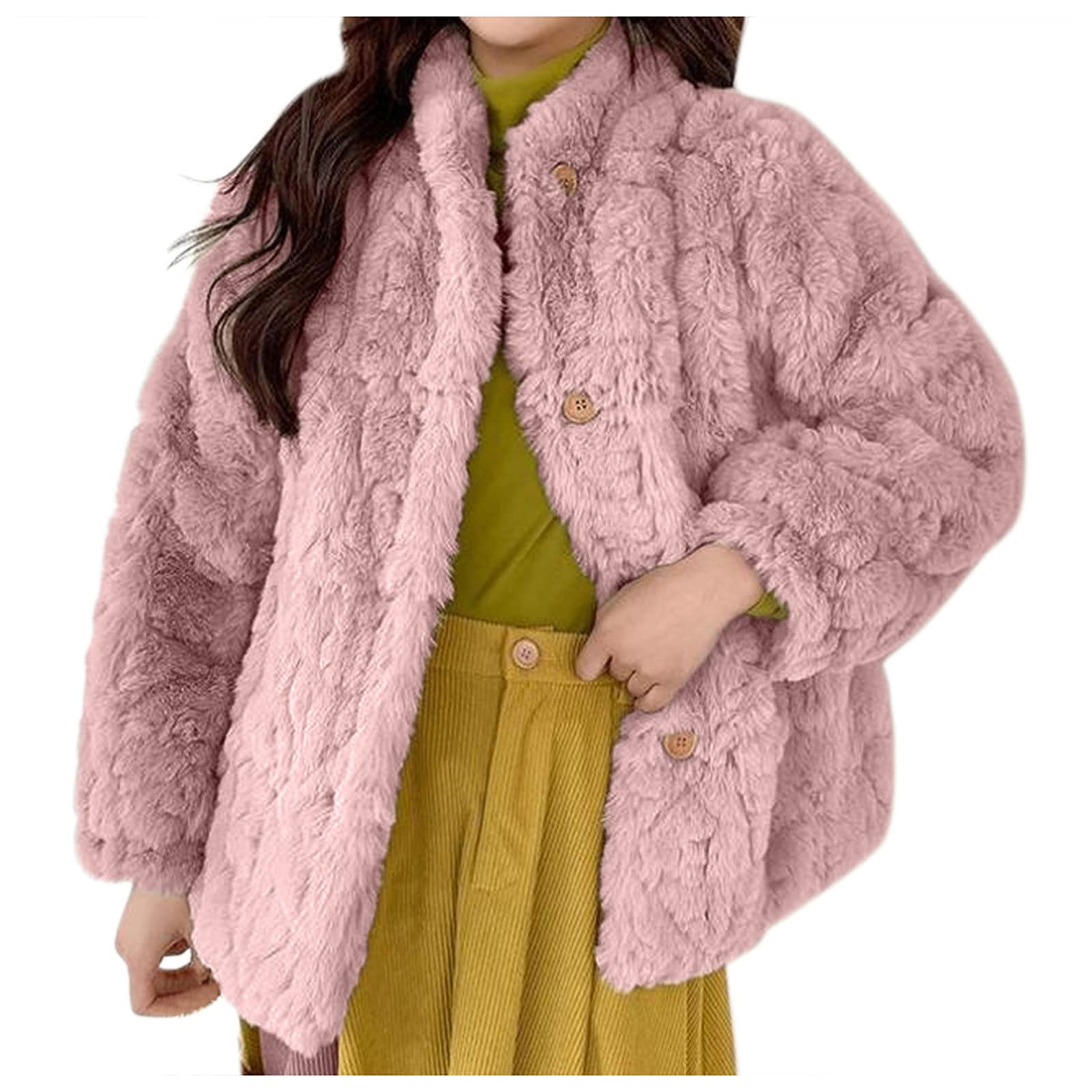 Women's Winter Jackets - Long Sleeve Open Front Plush Coat for Warmth | Short Style Fleece Outerwear | Perfect for Casual Outings, Work Commutes & Winter Travel