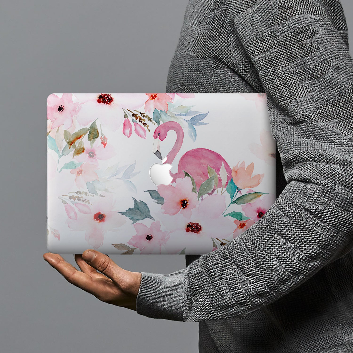 Premium MacBook Case with Flamingo Design - Slim Protective Cover for MacBook Air & Pro - Perfect for Work, Travel & School
