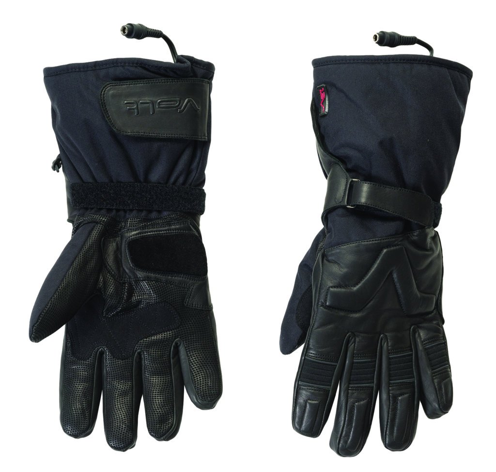 12V Motorcycle Heated Gloves for Cold Weather Riding - Windproof & Waterproof Winter Gloves with Battery Heating - Perfect for Snowmobile, ATV & Motorcycle Adventures