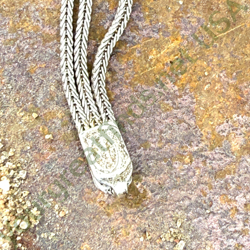 Vintage Sterling Silver Chain & Station Bracelet for Women - Elegant Layered Bracelet for Daily Wear, Gift Giving & Special Occasions