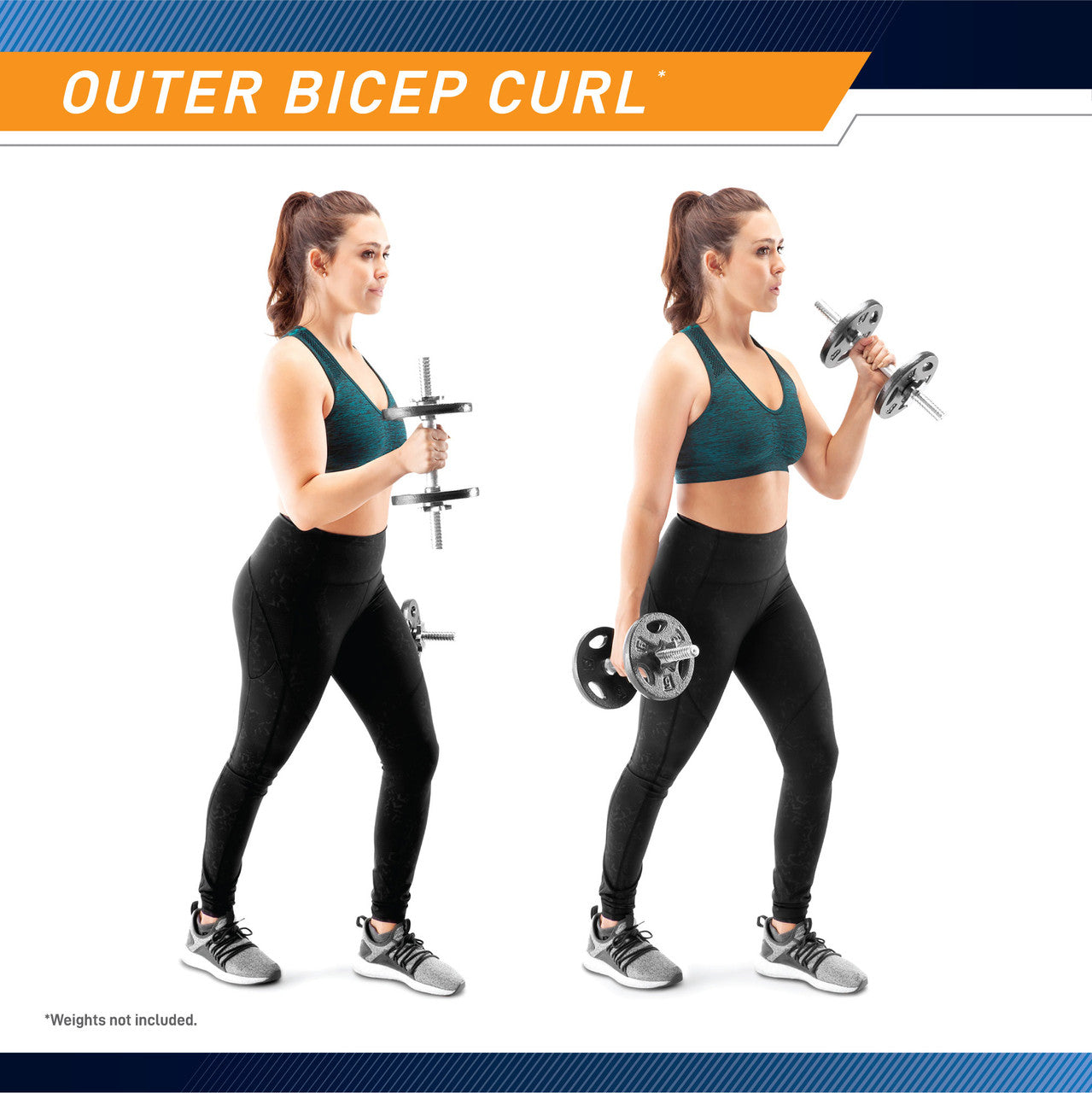 Marcy TDH 14.1 Threaded Dumbbell Handles - Weight Lifting Equipment for Home Gym & Strength Training - Perfect for Dumbbell Exercises & Workouts