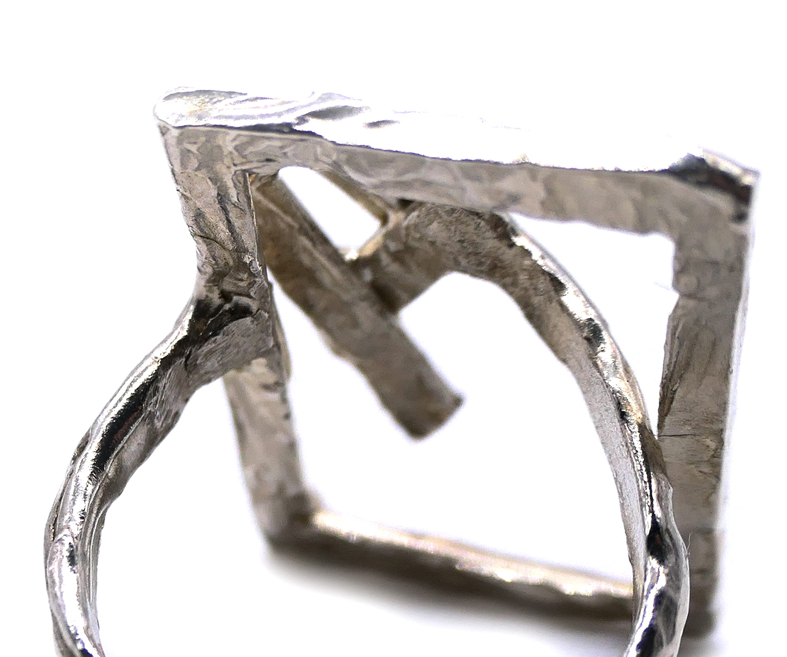 925 Sterling Silver Mirror Extreme Ring for Women - Elegant & Hypoallergenic Jewelry for Parties, Weddings & Everyday Wear