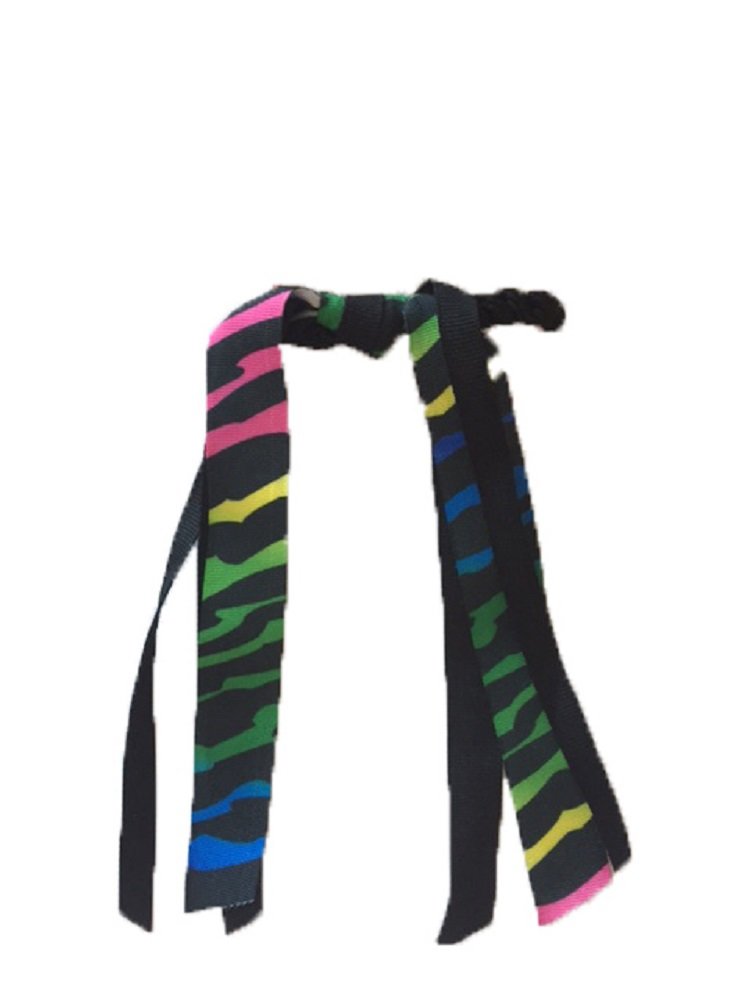 EMC Sports Ribbon Scrunchies - Stretchy Hair Ties for Running, Yoga & Workouts - No-Slip Ponytail Holders for Women & Girls - Perfect for Gym, Dance & Everyday Use