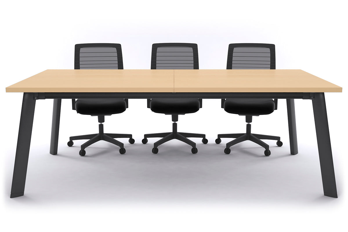 Adjustable Switch Meeting Room Table 2400L x 1200W - Modern Conference Table for Office Meetings & Collaborative Workspaces