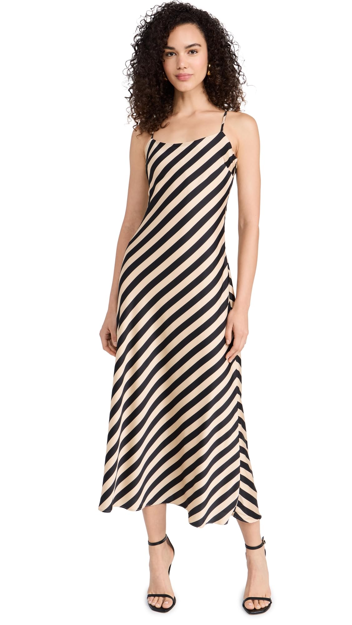 Endless Rose Striped Maxi Slip Dress for Women - Flowy Summer Beach Dress, Boho Chic Vacation Outfit, Perfect for Date Night & Tropical Getaways