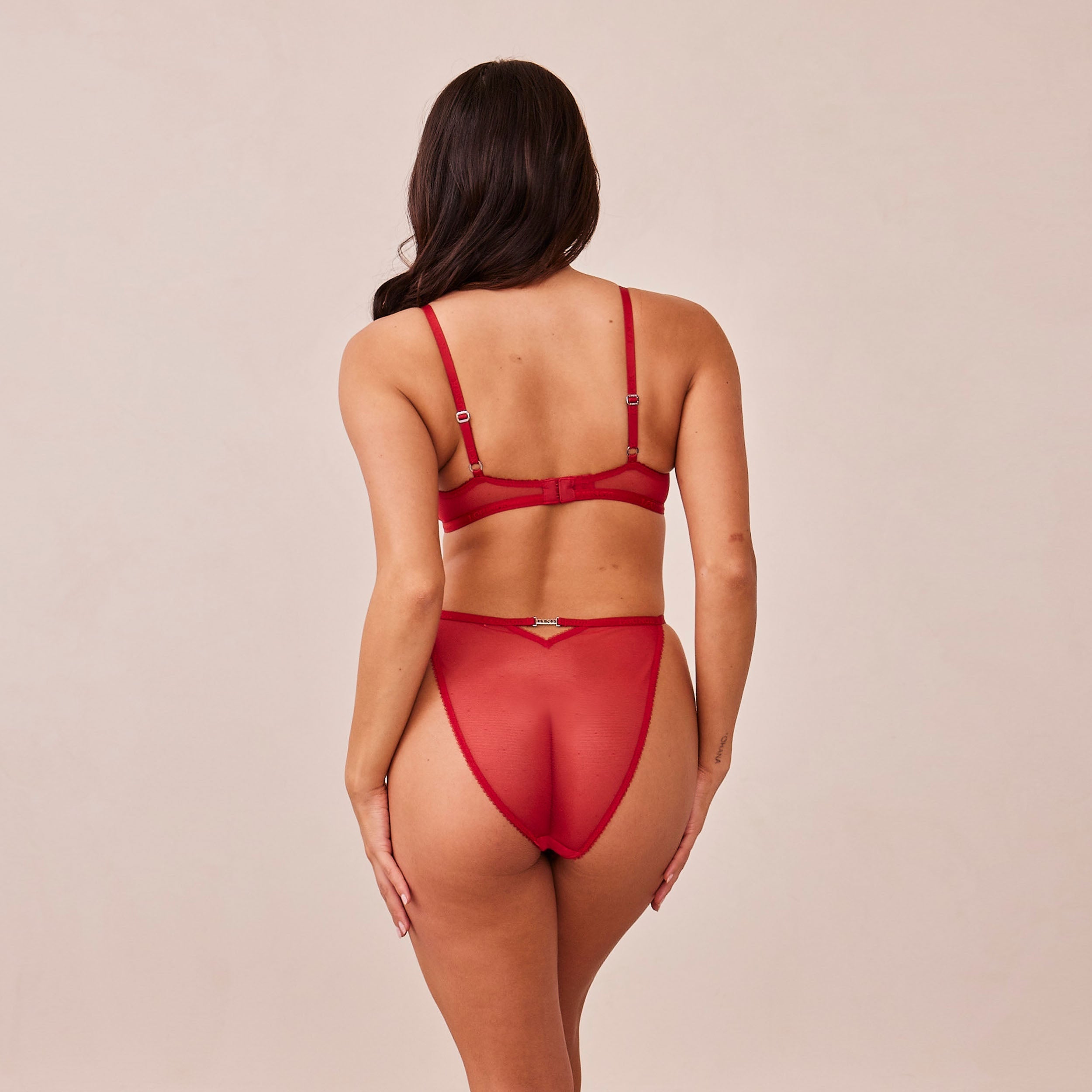 Flirt Balcony Bra - Sexy Lace Underwire Push Up Bra in Maroon for Women | Perfect for Date Nights, Valentine's Day & Special Occasions