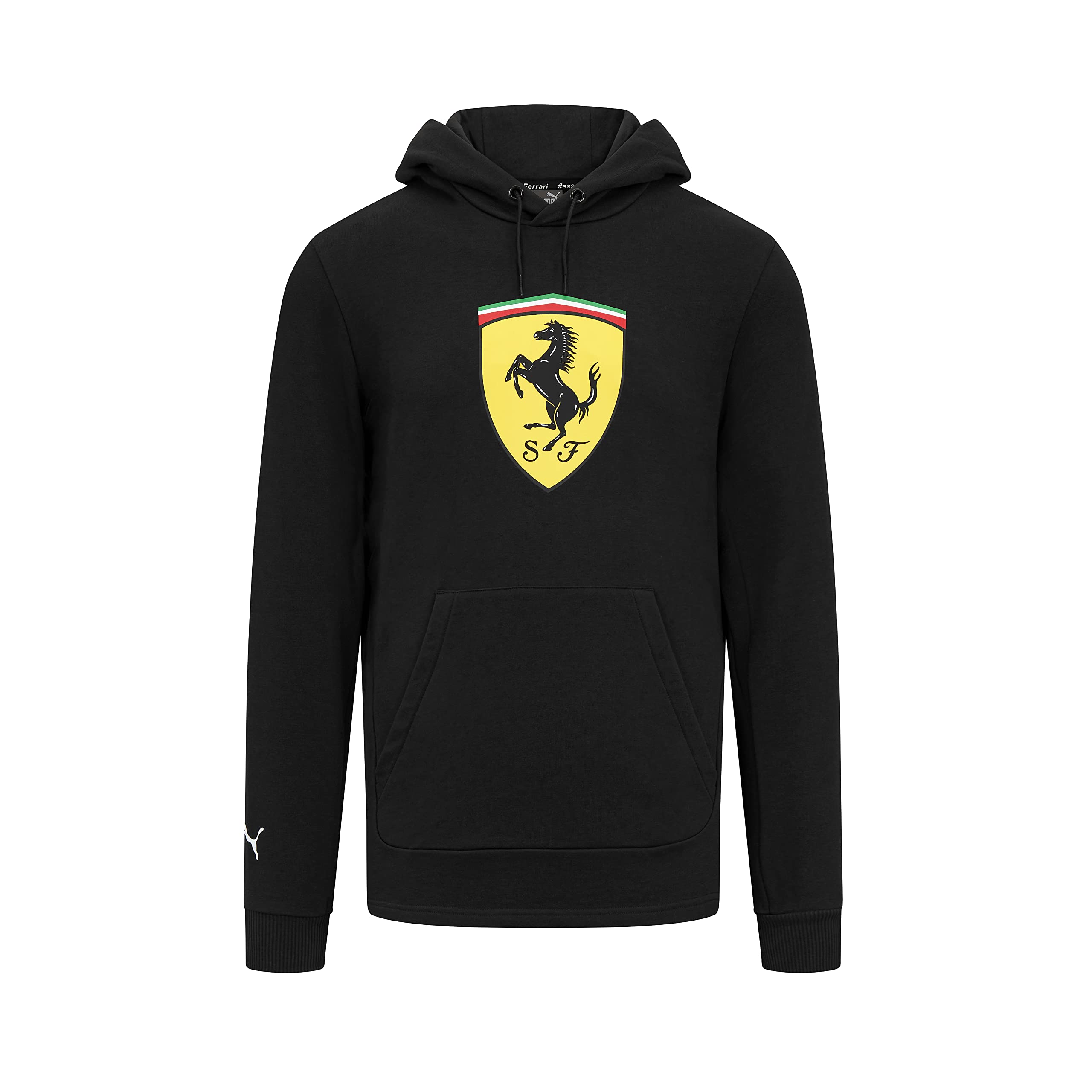 PUMA Scuderia Ferrari Shield Hoody for Men - Lightweight Fleece-Lined Pullover Hoodie - Perfect for Casual Wear, Gym & Outdoor Activities