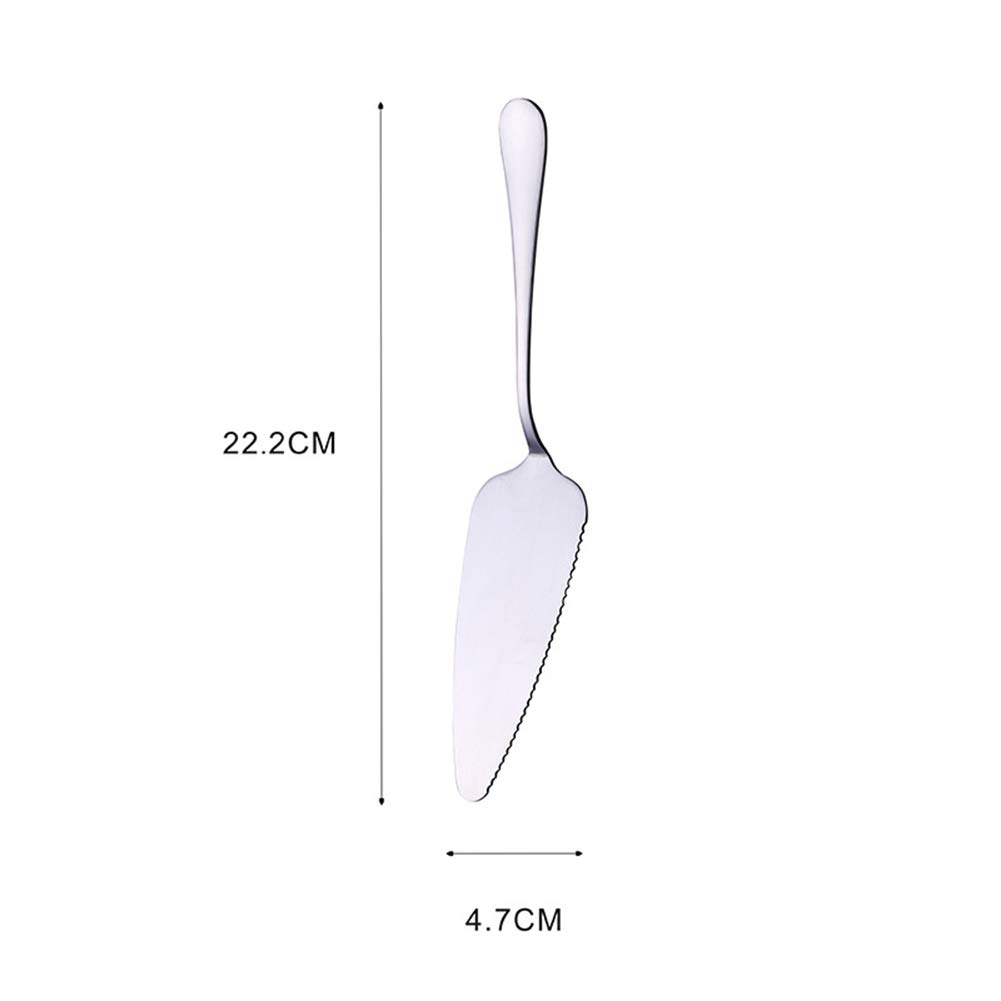 Ochine Stainless Steel Cake & Pie Server - Professional Dessert Knife with Fine Serrated Edge for Wedding Cakes, Pizza, Tart, Cheese | Perfect for Catering, Baking, and Party Serving