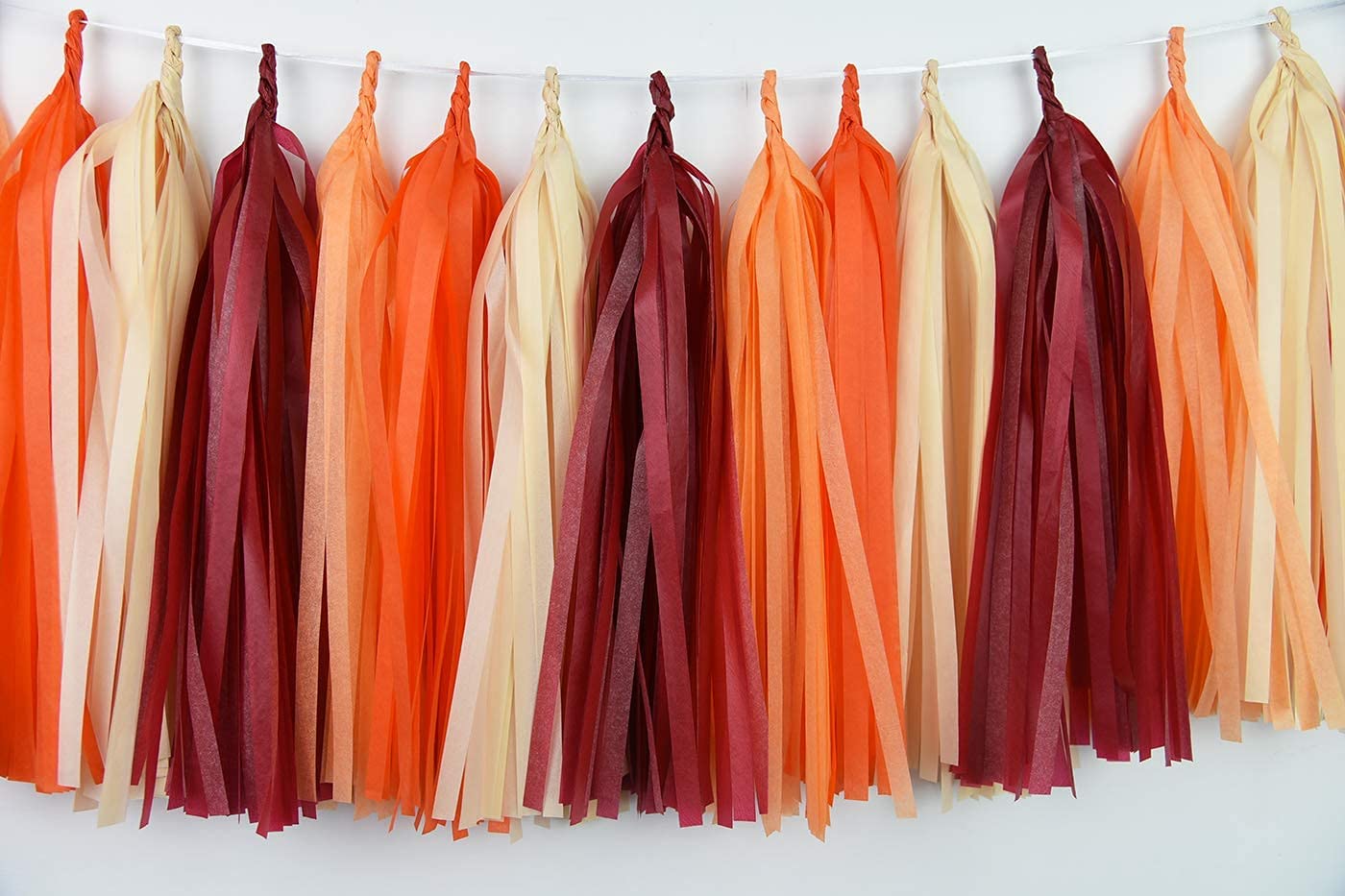 Burgundy & Orange Fall Party Decorations - Thanksgiving, Birthday & Bridal Shower Supplies | Elegant Autumn Wedding & Seasonal Home Decor for Festive Gatherings